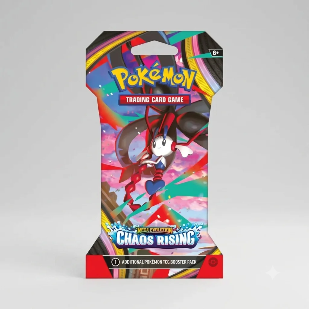 Pokemon Chaos Rising Sleeved Booster